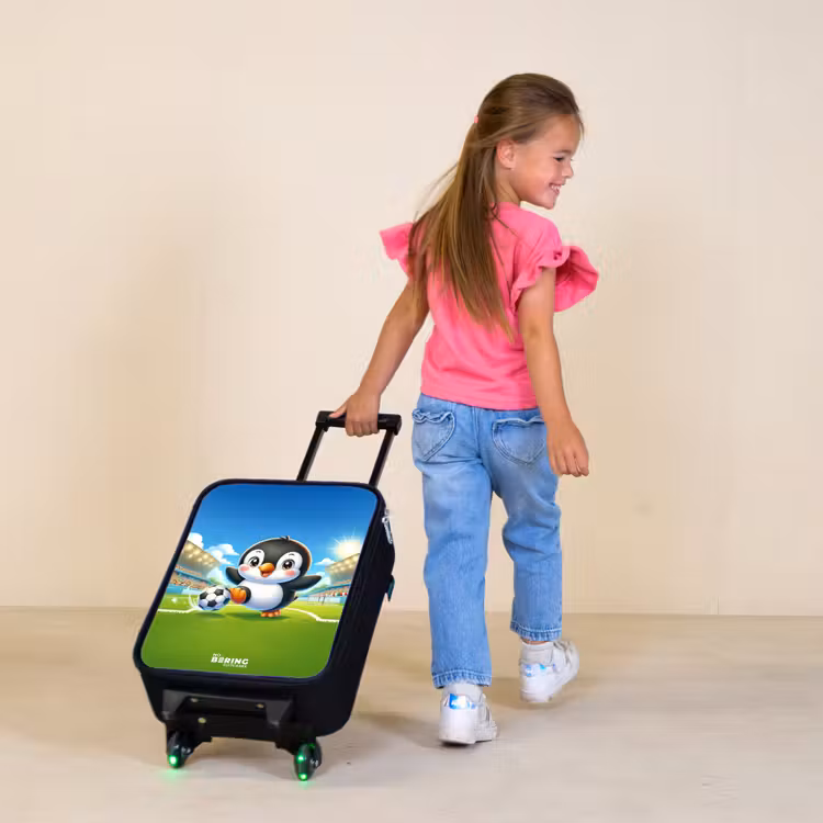 Kinderkoffer - Zwart - Penalty pinguïn — 2