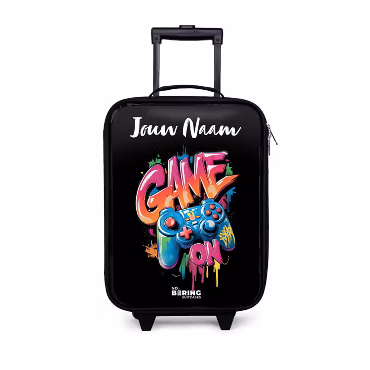 Kinderkoffer met naam - Controller - Game - Graffiti - Tekst — 1