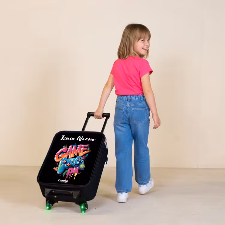 Kinderkoffer met naam - Controller - Game - Graffiti - Tekst — 2