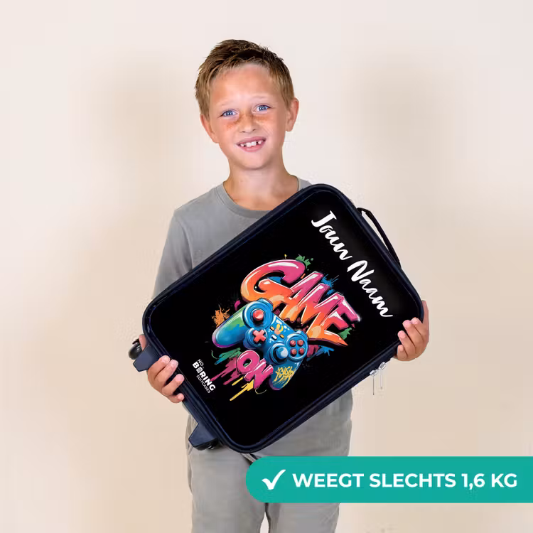 Kinderkoffer met naam - Controller - Game - Graffiti - Tekst — 3