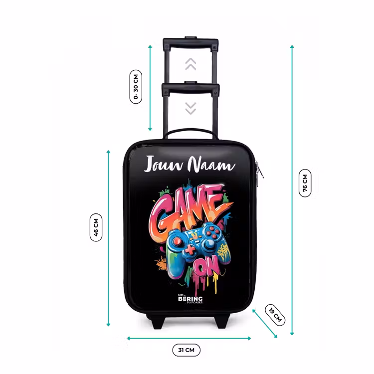 Kinderkoffer met naam - Controller - Game - Graffiti - Tekst — 7