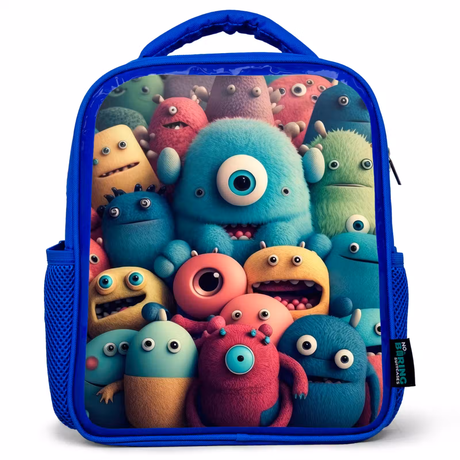 Rugzak kind - blauw - Monster Menigte — 1
