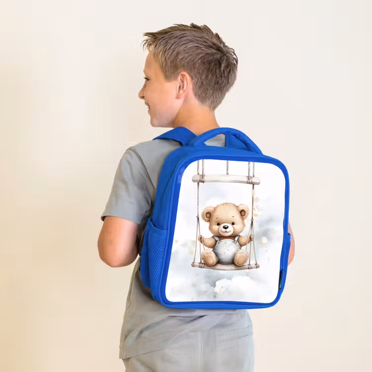 Rugzak kind - blauw - Beer - Baby - Dier - Kinderen — 3