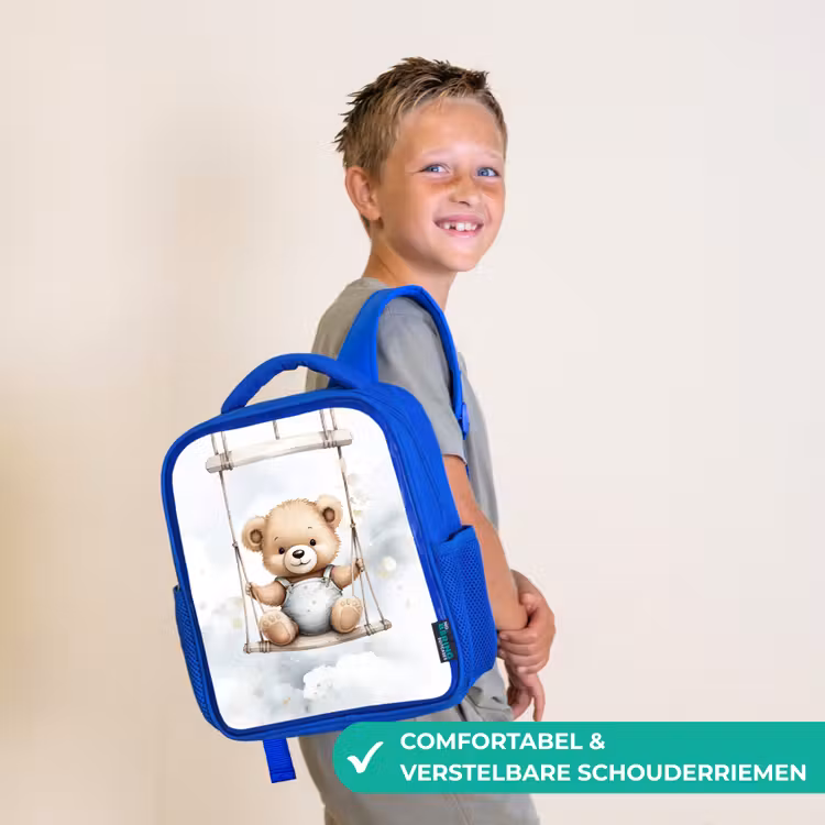 Rugzak kind - blauw - Beer - Baby - Dier - Kinderen — 4