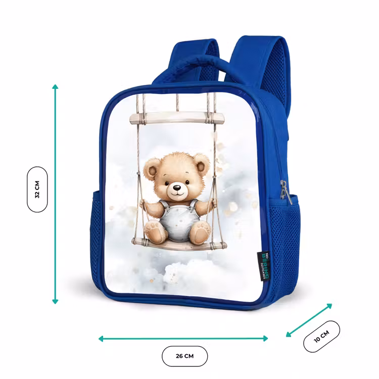 Rugzak kind - blauw - Beer - Baby - Dier - Kinderen — 5