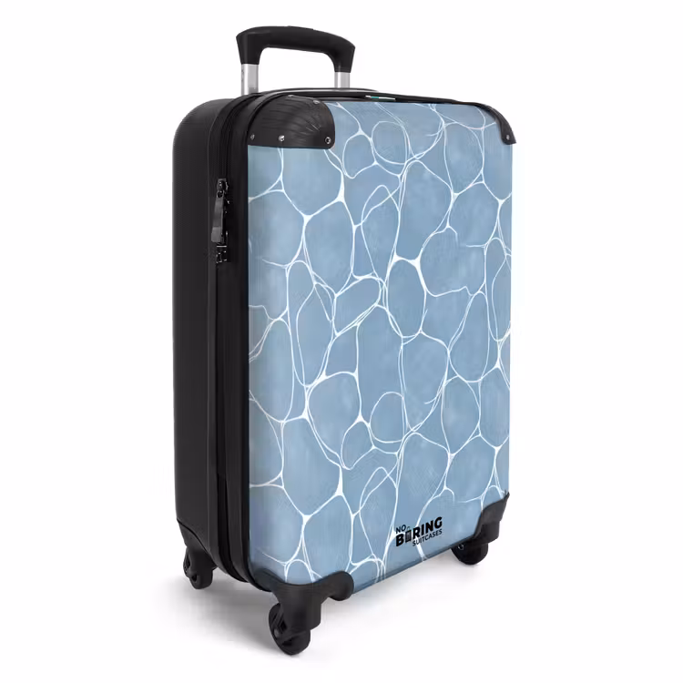 Koffer - Organisch - Patroon - Blauw — 2