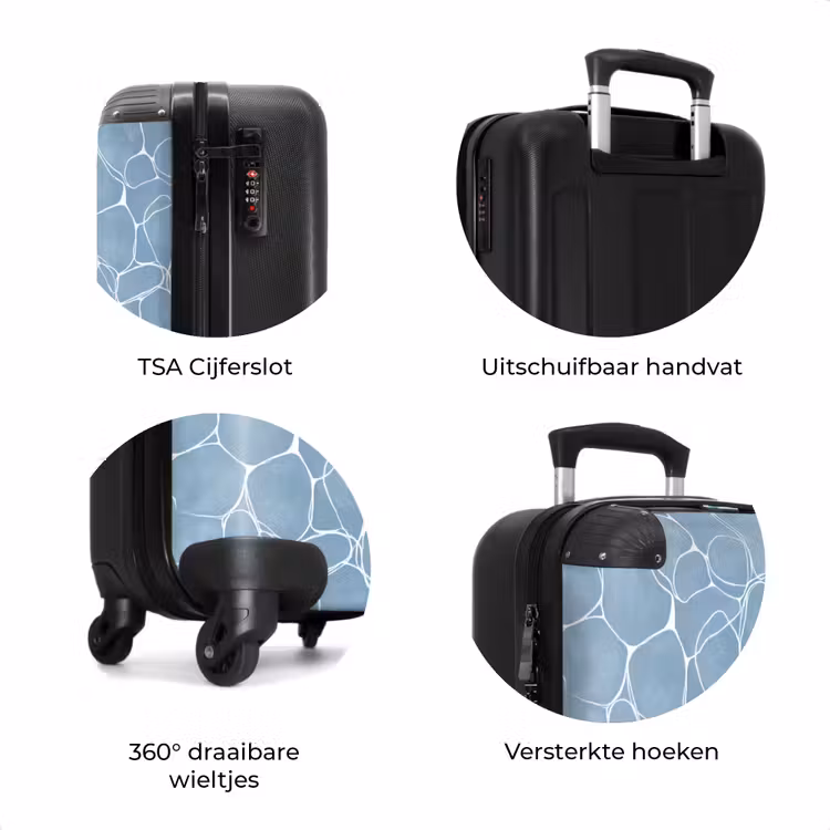 Koffer - Organisch - Patroon - Blauw — 7