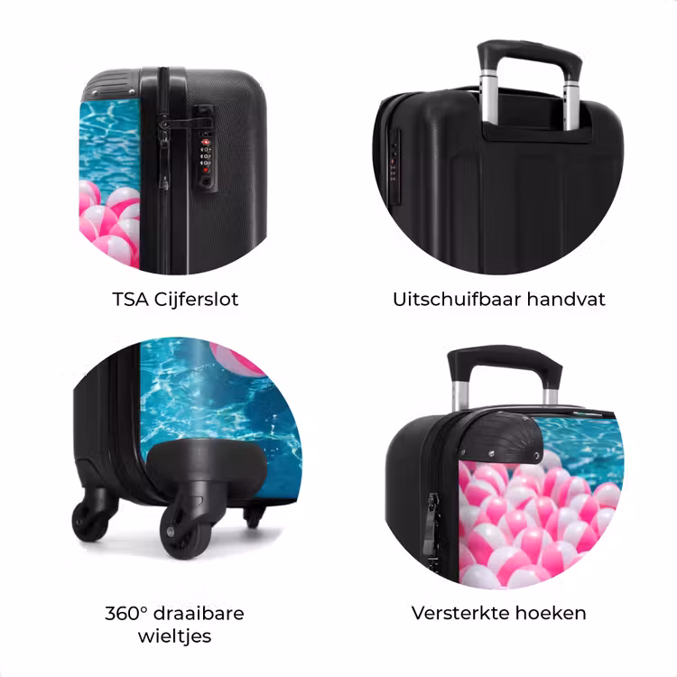 Koffer - Strandballen - Roze - Water — 7