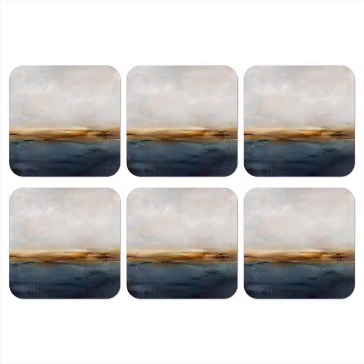 Onderzetter​ - Abstract Landschap Zee Wolken