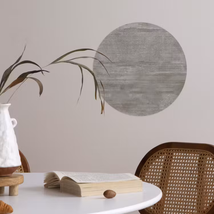 Behangcirkel - Patroon - Beton - Grijs — 4