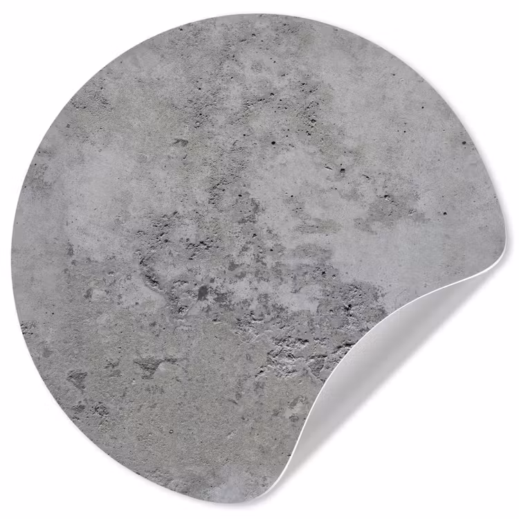 Behangcirkel - Patroon - Grijs - Oud - Beton — 1