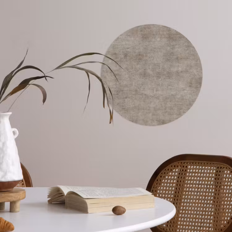 Behangcirkel - Retro - Beton - Patroon — 4