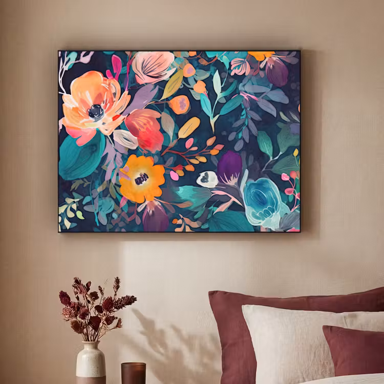 Art Frame - Kleurrijk - Bloemen - Kunst - Natuur - Hippie — 3