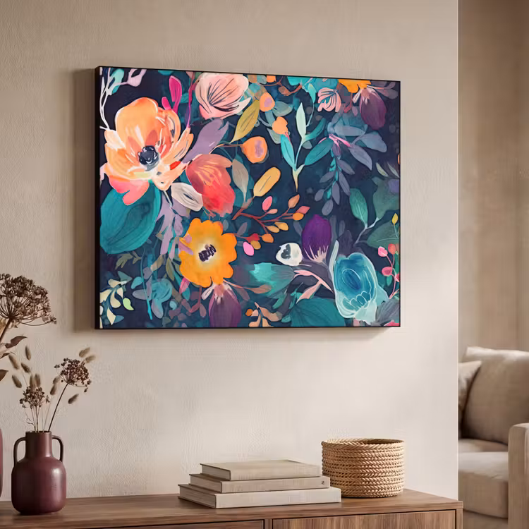 Art Frame - Kleurrijk - Bloemen - Kunst - Natuur - Hippie — 7
