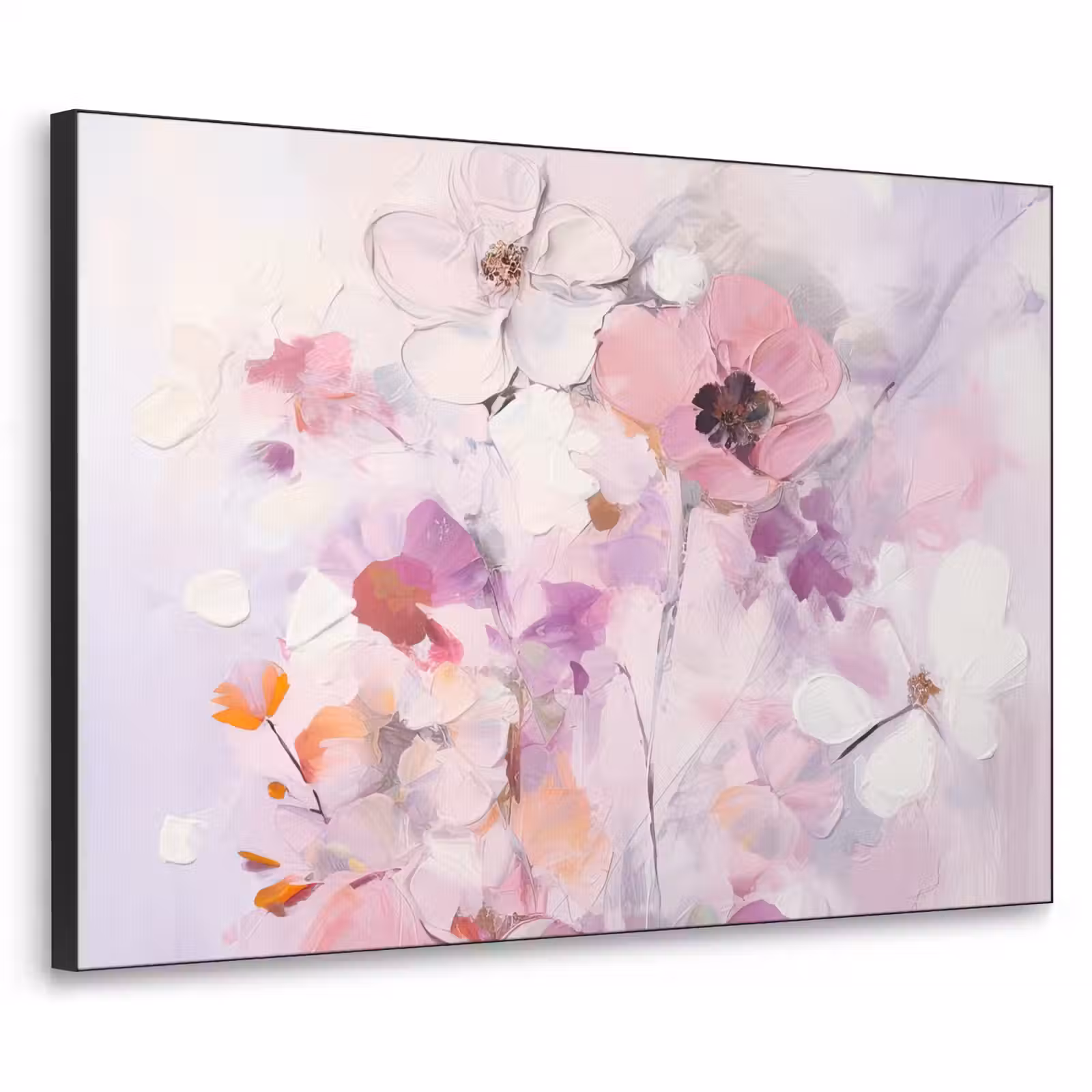 Art Frame - Bloemen - Lila - Watercolor - Kunst — 1