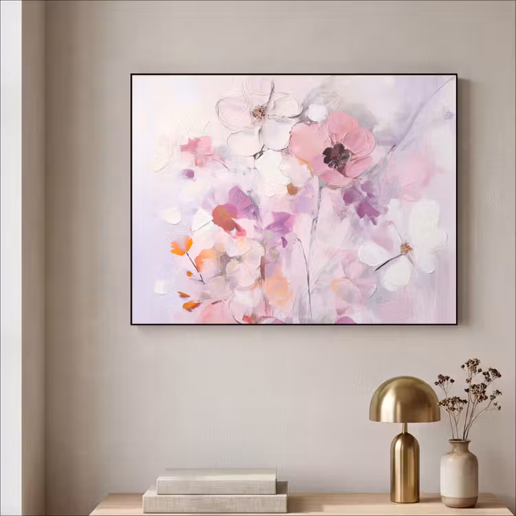 Art Frame - Bloemen - Lila - Watercolor - Kunst — 5