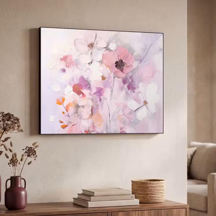 Art Frame - Bloemen - Lila - Watercolor - Kunst — 7