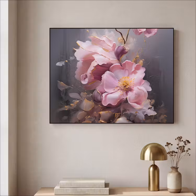 Art Frame - Bloemen - Roze - Stilleven - Kunst — 5