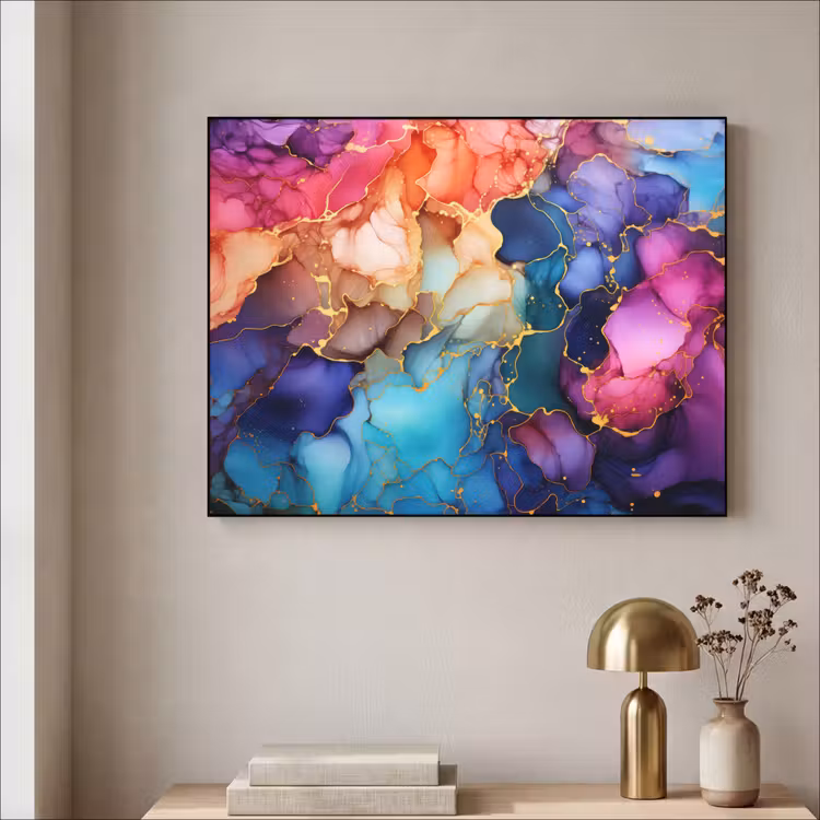 Art Frame - Marmer - Kleurrijk - Kleuren - Abstract — 5