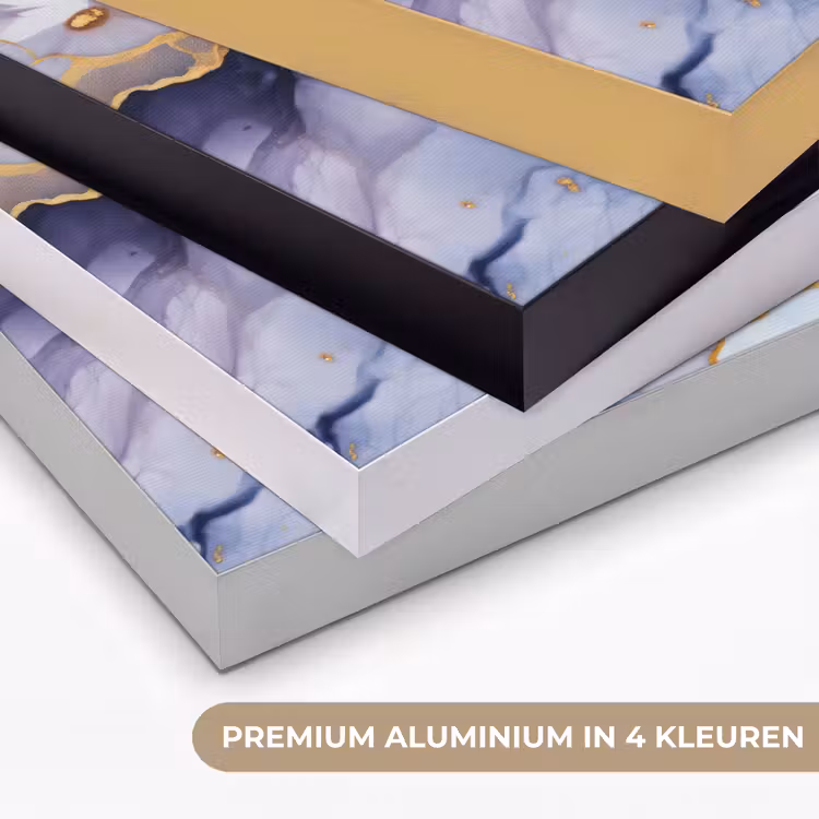 Art Frame - Marmer - Paars - Lila - Goud - Abstract — 2