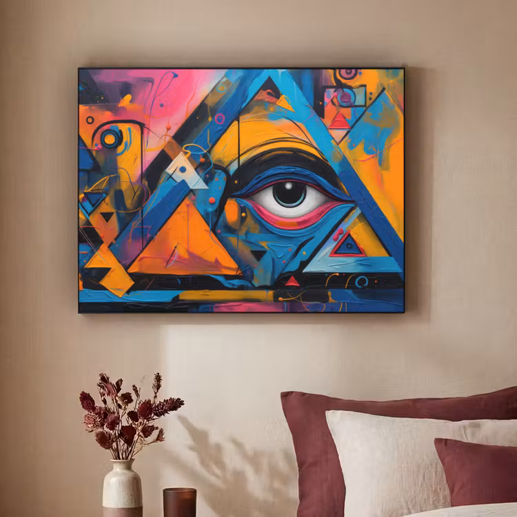 Art Frame - Graffiti - Kleuren - Oog - Kunst — 3