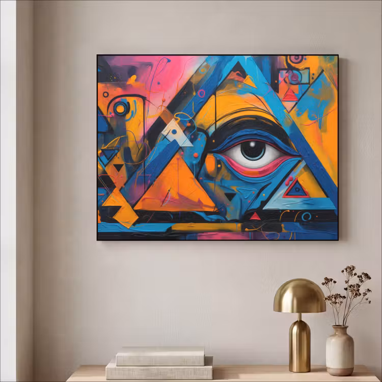 Art Frame - Graffiti - Kleuren - Oog - Kunst — 5