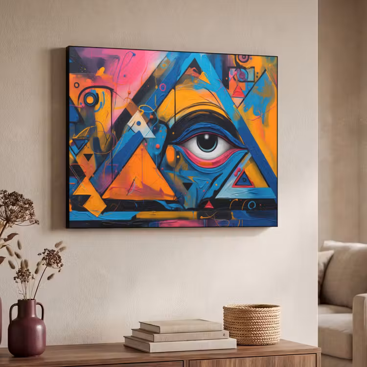 Art Frame - Graffiti - Kleuren - Oog - Kunst — 7