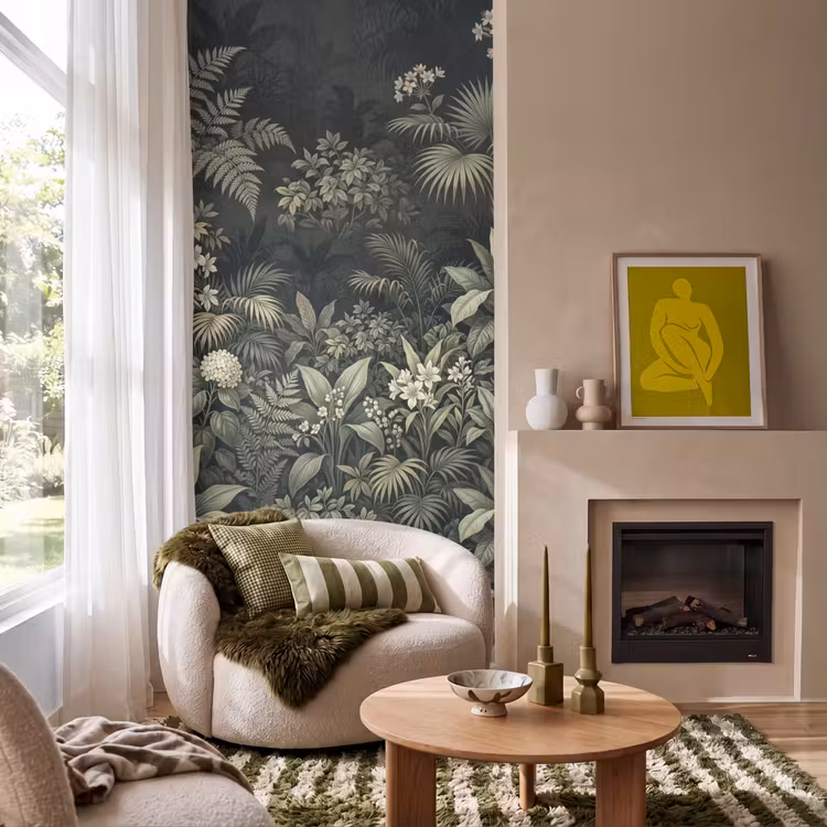 Behang - Jungle - Bladeren - Botanisch - Groen