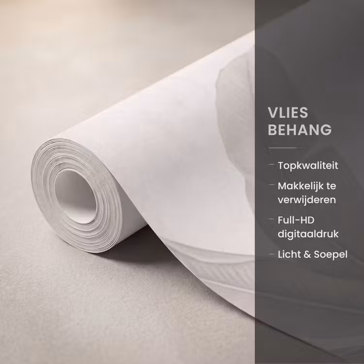Behang - Jungle - Banenboom - Kolibrie - Beige — 3