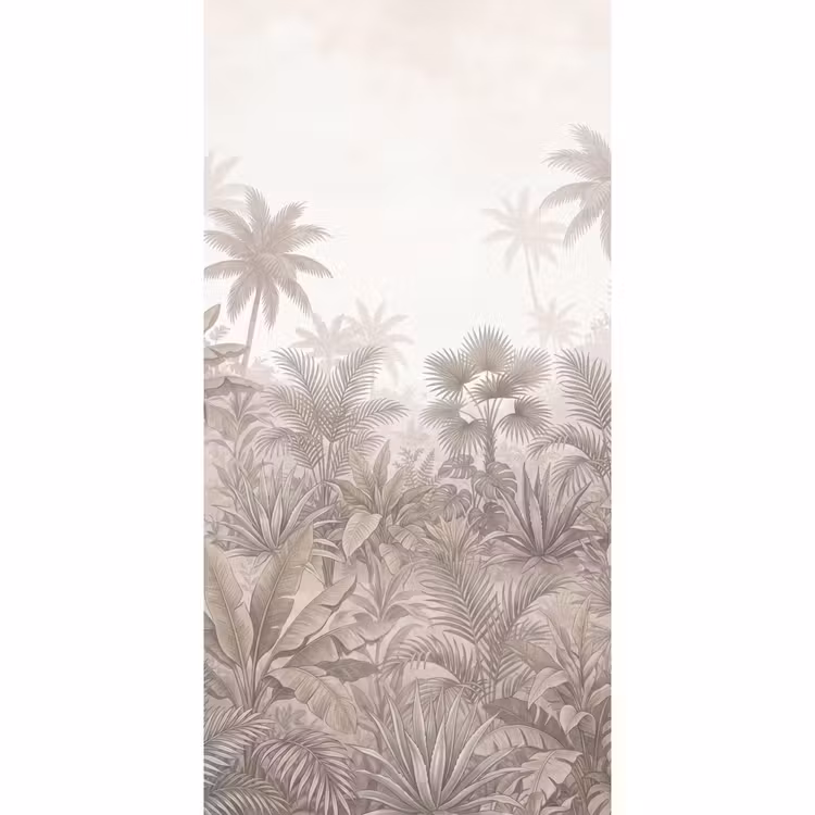 Behang - Jungle - Tropisch - Natuur -Vintage - Beige — 2
