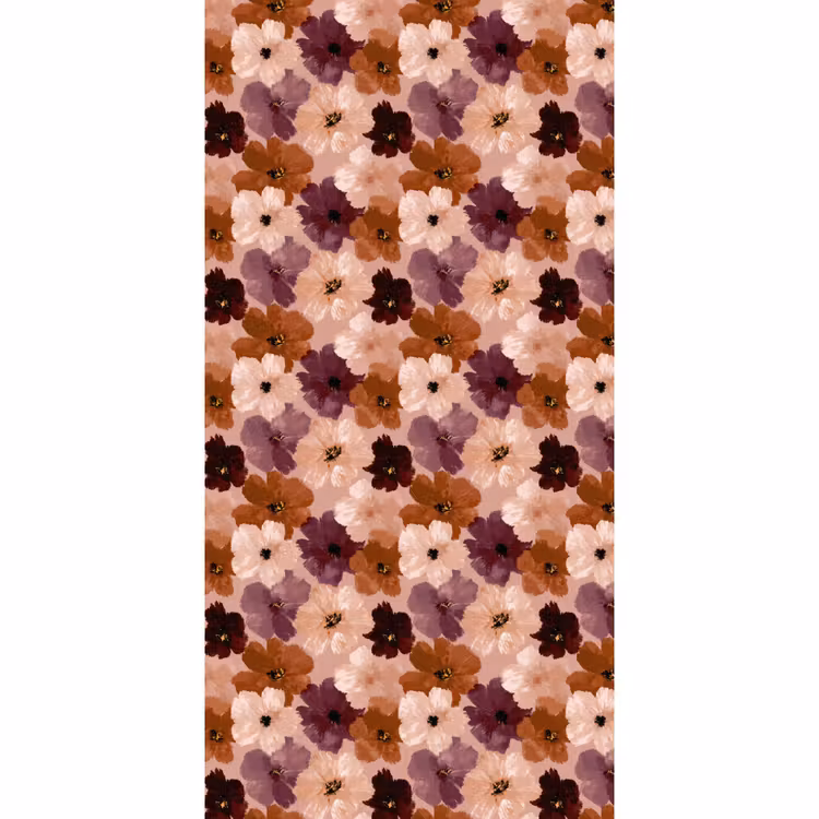 Behang - Bloemen - Abstract - Aardetinten — 2