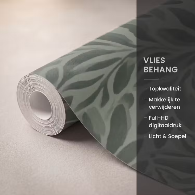 Behang - Bladeren - Organisch - Groen — 3
