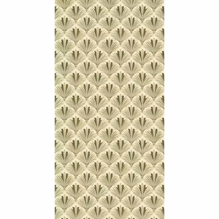 Behang - Klassiek - Waaier - Groen — 2