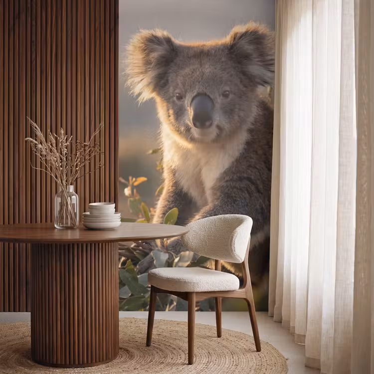 Behang - Koala - Bladeren - Ochtendlicht — 4