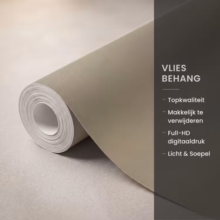 Behang - Schapen - Bruin - Wit - Grindpad — 3