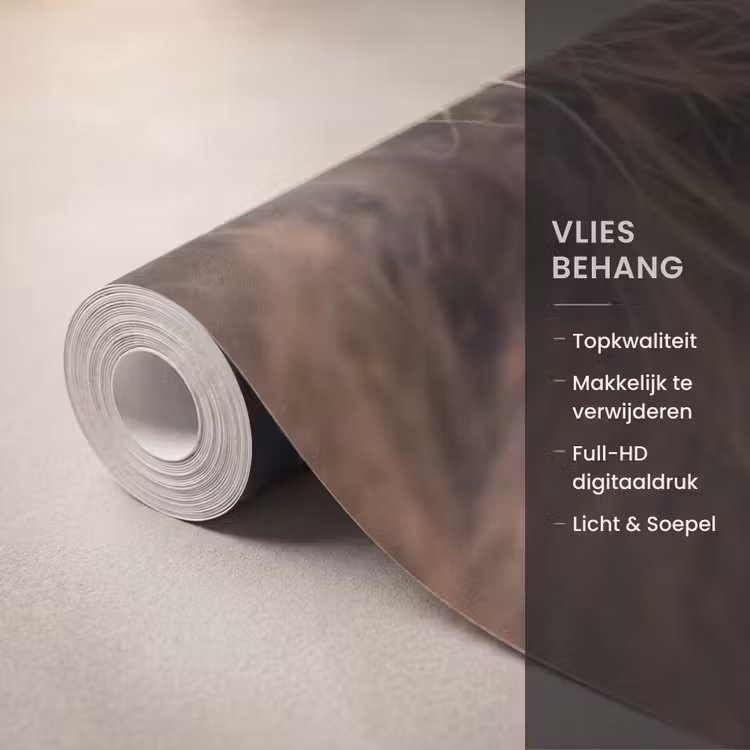 Behang - Schotse hooglander - Neus - Bruin — 3