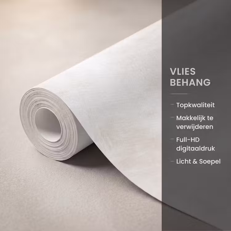 Behang - Subtiel - Structuur - Beige — 3