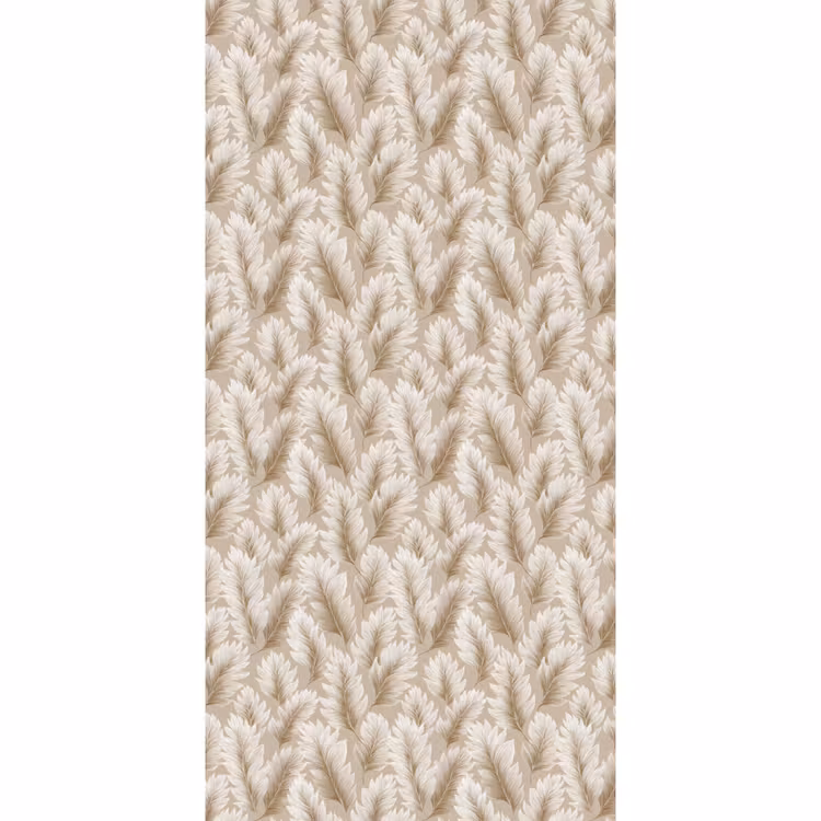 Behang - Botanisch - Patroon - Beige — 2
