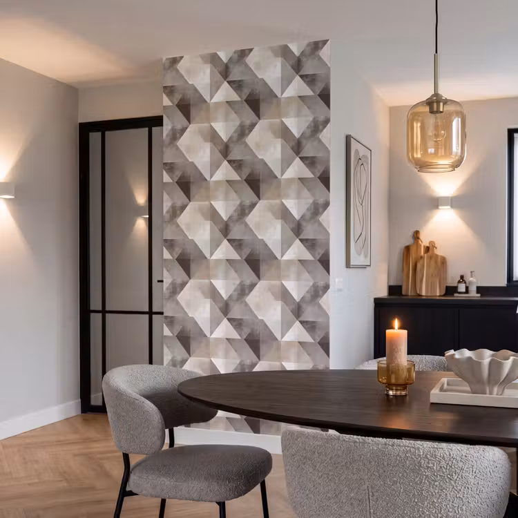 Behang - Geometrisch - Motief - Aardetinten — 5