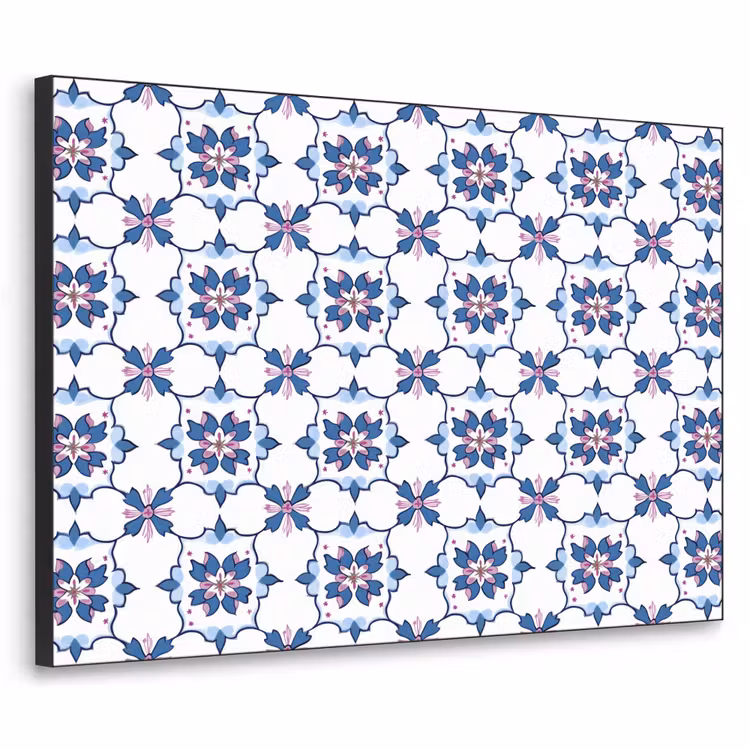 Art Frame - Modern - Patroon - Blauw - Roze — 1