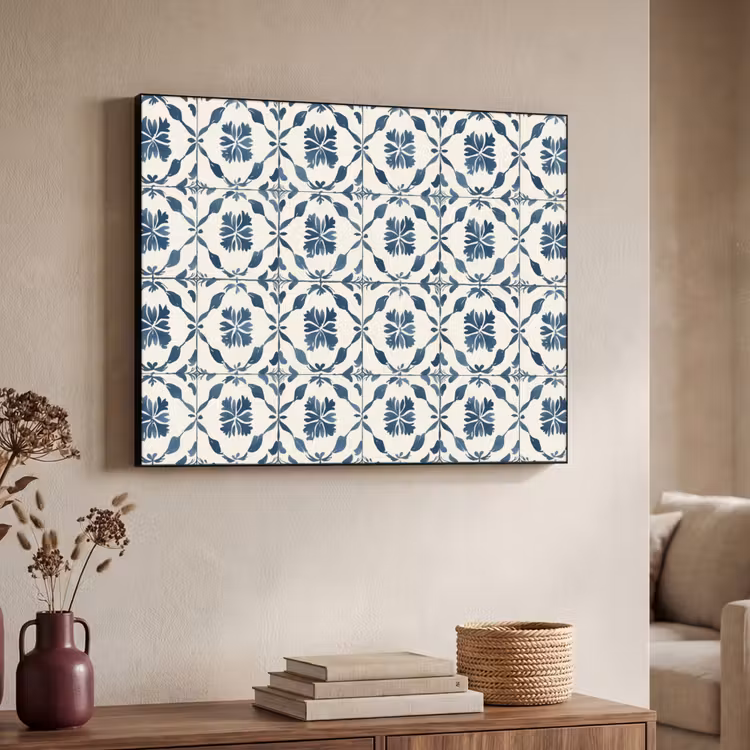 Art Frame - Grafisch - Tegel - Blauw — 7