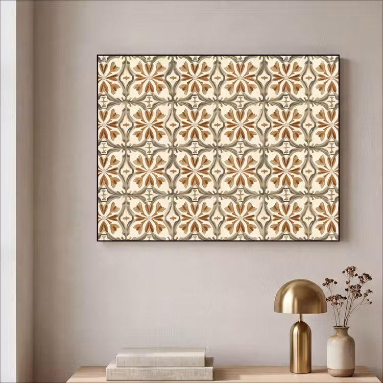 Art Frame - Siertegel - Patroon - Bruin — 5