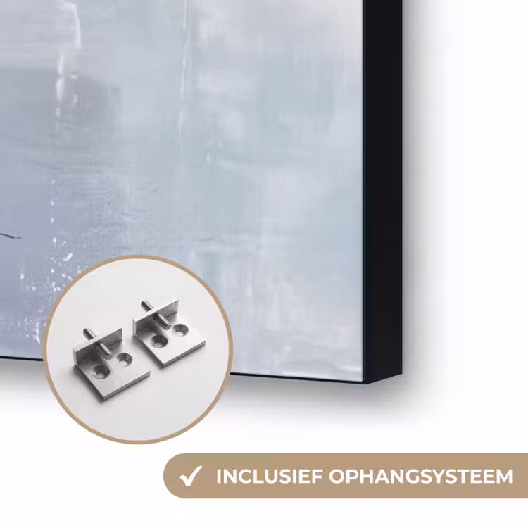 Art Frame - Abstracte Kleurvlakken Blauw Grijs — 6