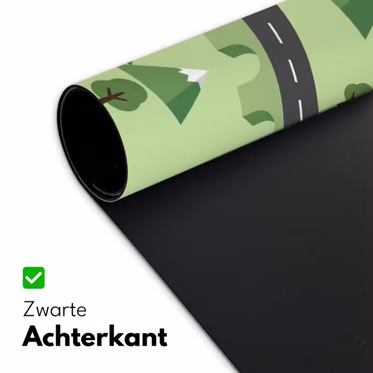 Bureau onderlegger - Auto - Bergweg - Natuur - Illustratie — 5