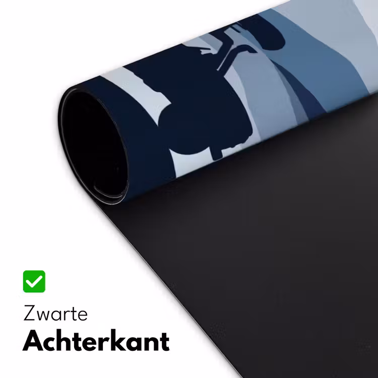 Bureau onderlegger - Auto - Meer - Bergen - Blauw — 5