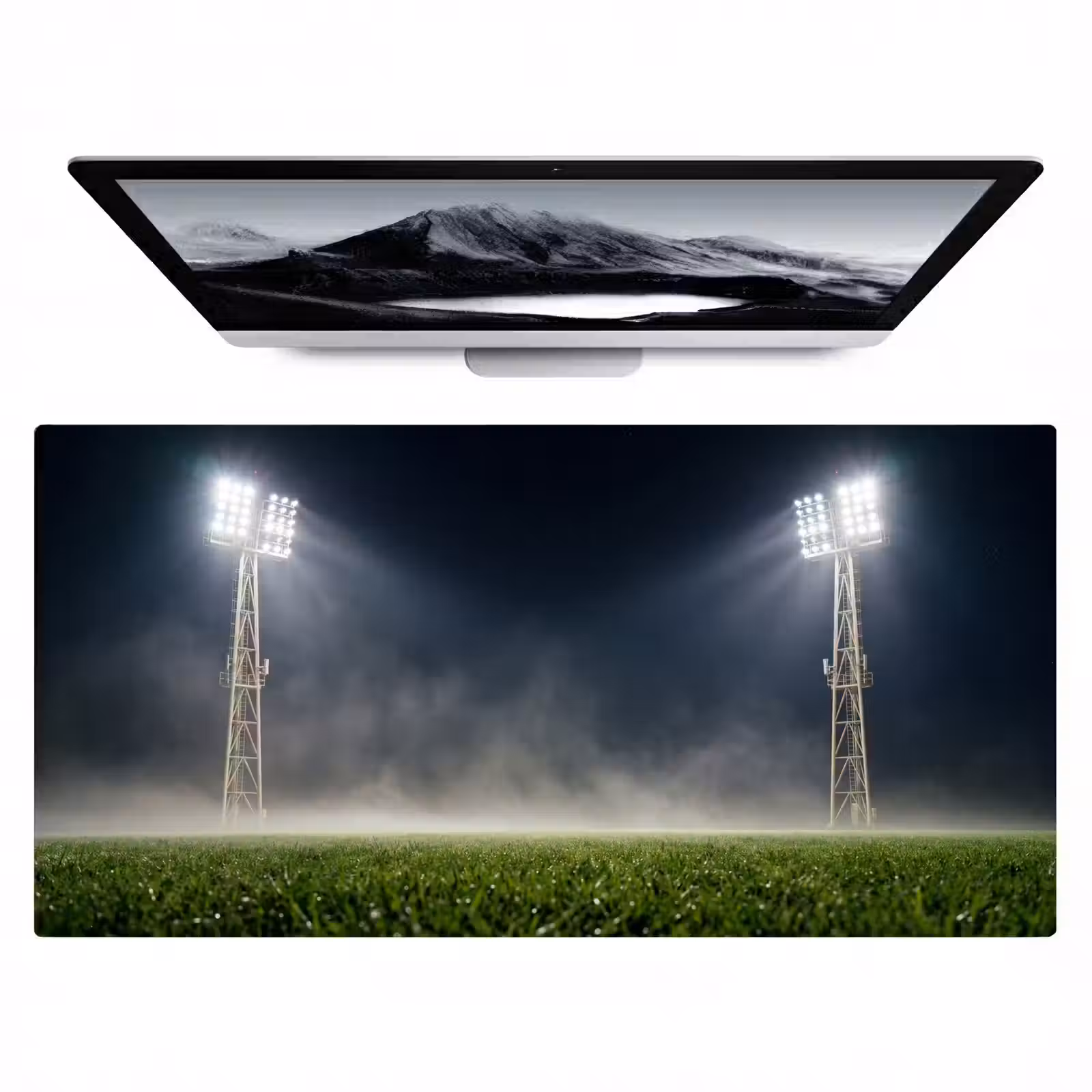 Bureau onderlegger - Stadion - Lichtmast - Sport - Nacht — 1