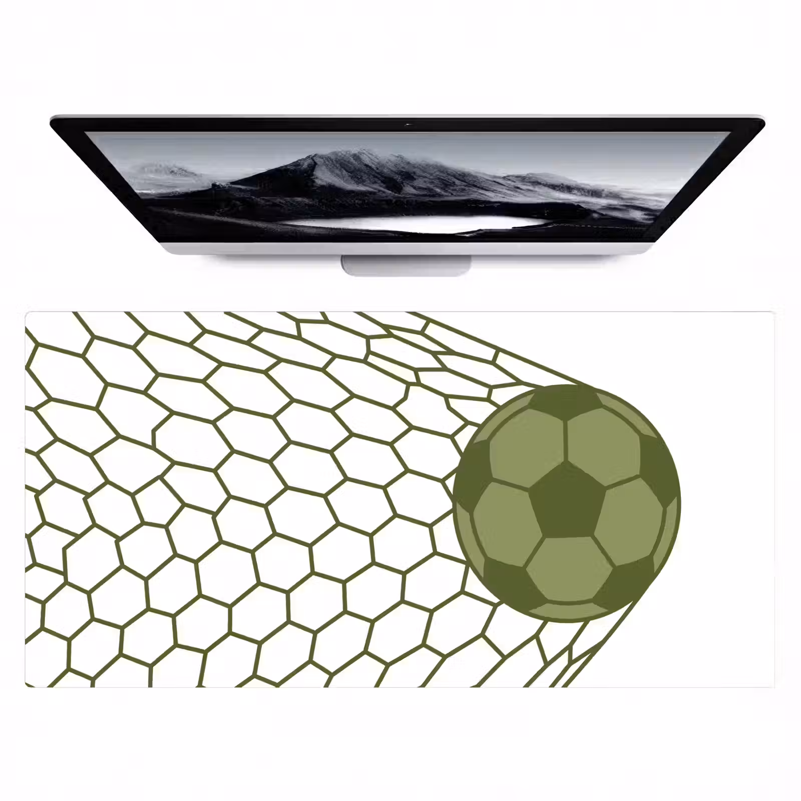 Bureau onderlegger - Voetbal - Goal - Sport - Groen — 1