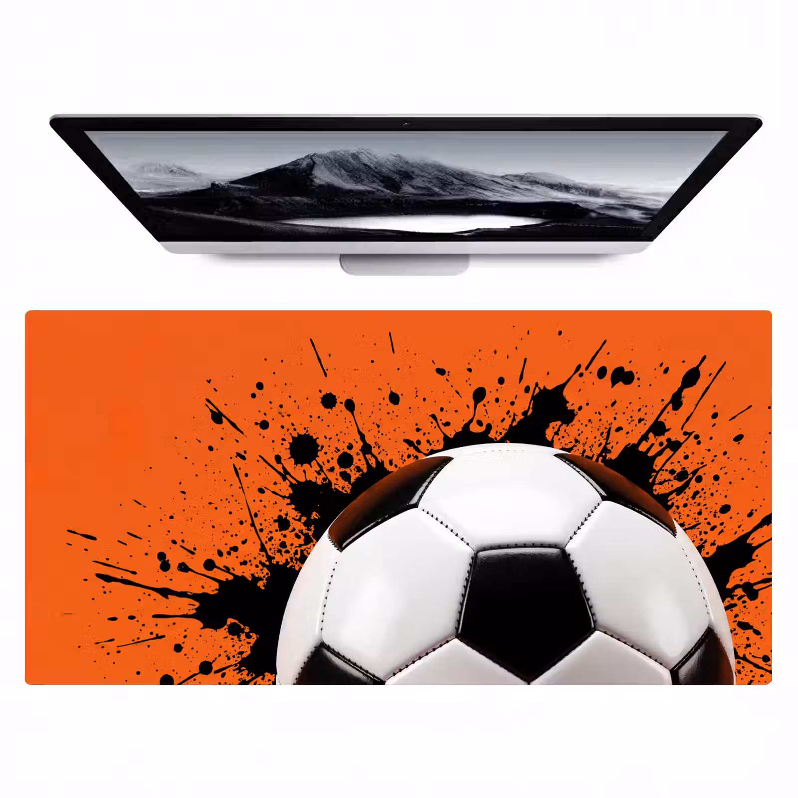 Bureau onderlegger - Voetbal - Verf - Sport - Oranje — 1