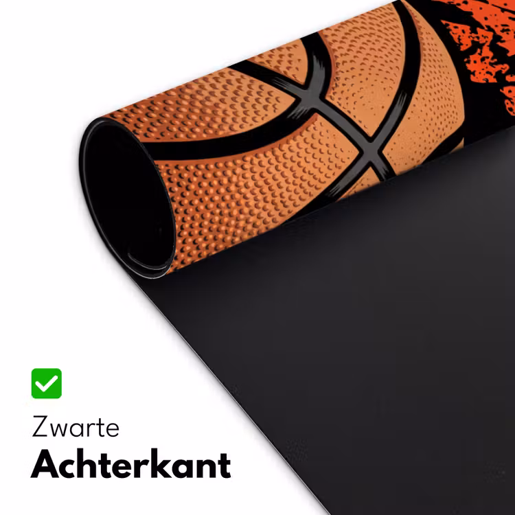 Bureau onderlegger - Basketbal - Verf - Sport - Oranje — 5