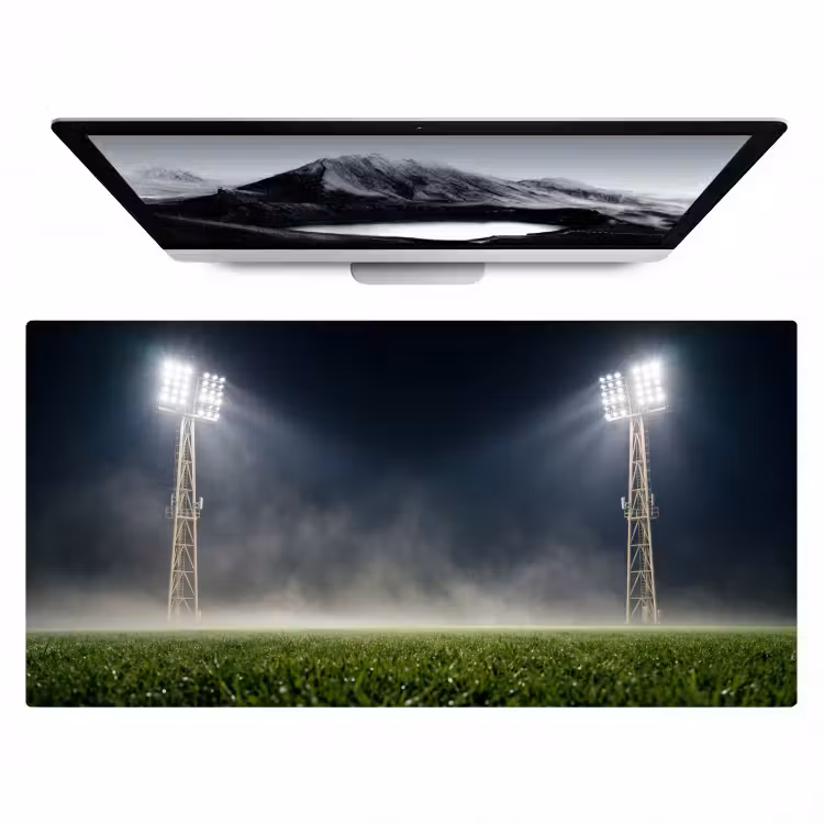 Bureau onderlegger - Stadion - Lichtmast - Sport - Nacht — 1